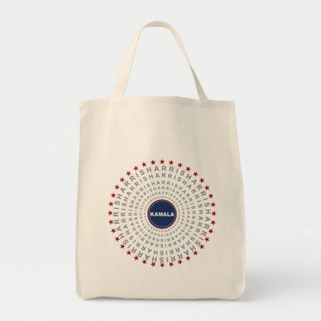 KAMALA HARRIS Echoes of Change Tote Bag (Front)