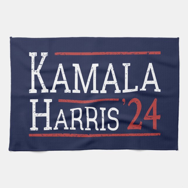 Kamala Harris Election 2024 I Tea Towel (Horizontal)