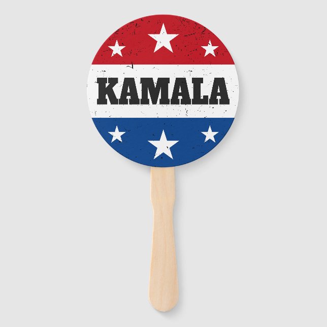 Kamala Harris Election 2024 V Hand Fan (Front)