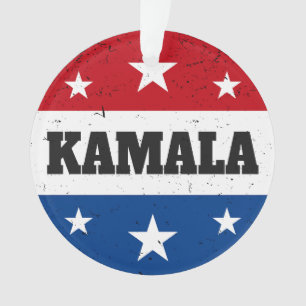 Kamala Harris Election 2024 V Ornament