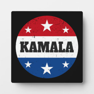 Kamala Harris Election 2024 V Plaque