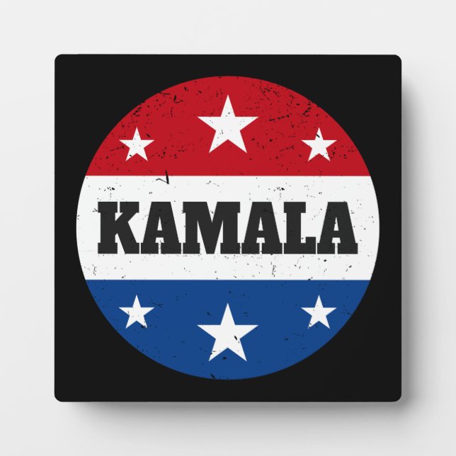 Kamala Harris Election 2024 V Plaque (Front)