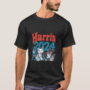 Kamala Harris Election Cat Lady 2024 Democrat Craz T-Shirt