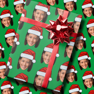 Kamala Harris Face  Wrapping Paper