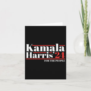 Kamala Harris For People Madam President 2024 Elec Card
