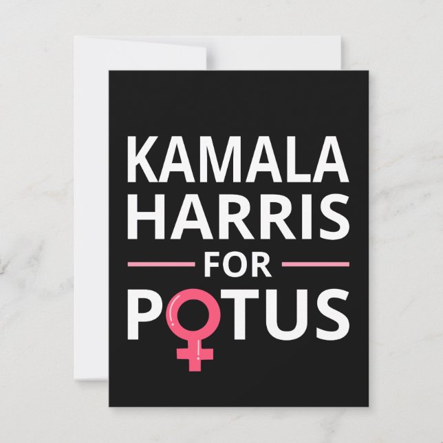 Kamala Harris For POTUS I (Front)