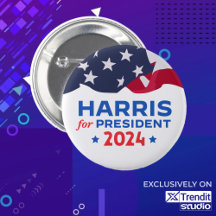 Kamala Harris For President 2024 American Flag