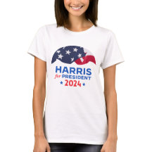 Kamala Harris For President 2024 American Flag