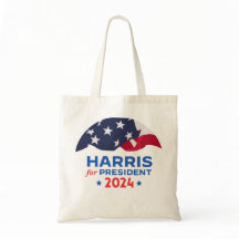Kamala Harris For President 2024 American Flag