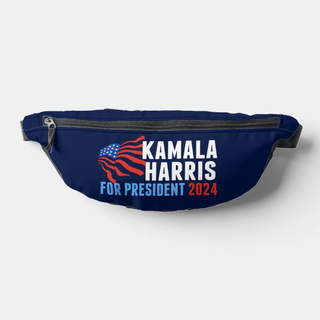 Kamala Harris for President 2024 Blue Bum Bags (Lay Down)