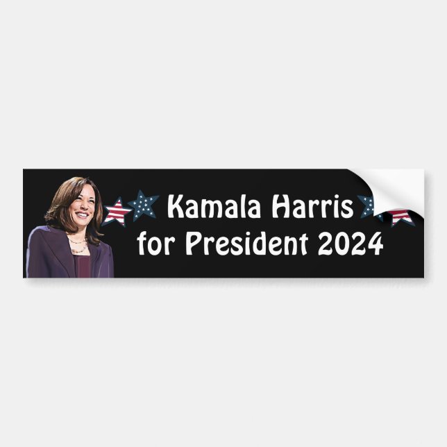 Kamala Harris for President 2024 Bumper Sticker (Front)