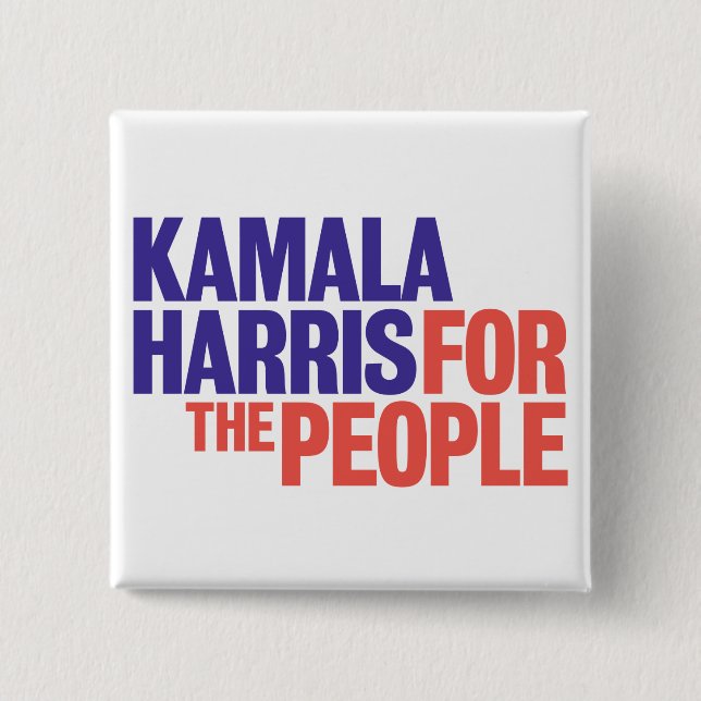 Kamala Harris for President 2024 Button (Front)