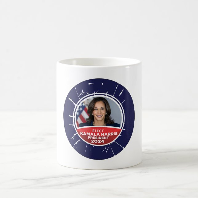 Kamala Harris for President 2024 Coffee Mug (Center)