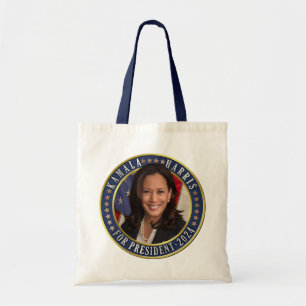 Kamala Harris for President 2024 Democrat Photo Tote Bag