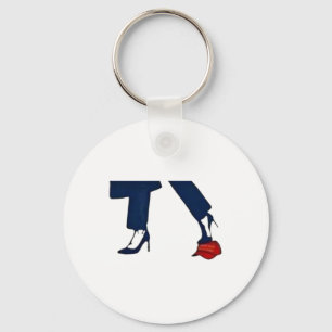 Kamala Harris For President 2024 High Heel Crushed Key Ring