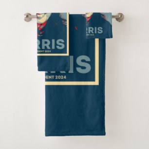 Kamala Harris For President 2024 - Hope Bath Towel Set
