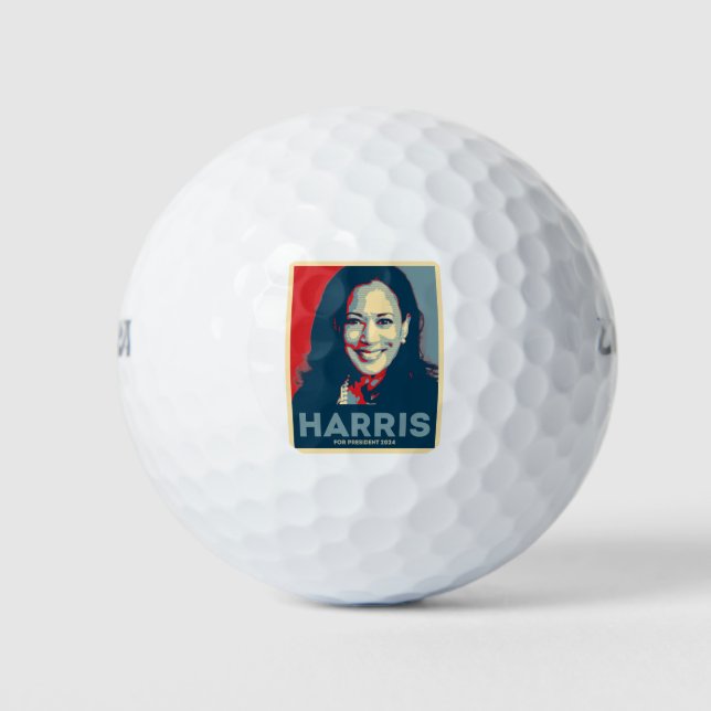 Kamala Harris For President 2024 - Hope Golf Balls (Front)