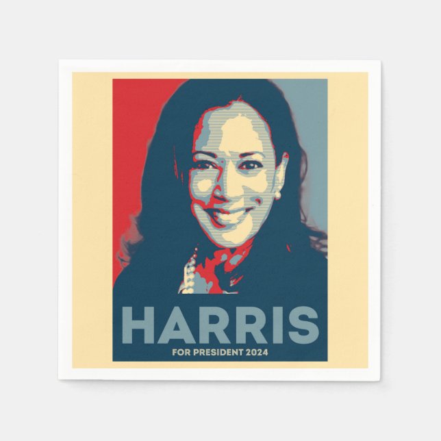 Kamala Harris For President 2024 - Hope Napkin (Front)