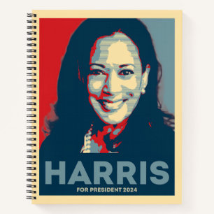 Kamala Harris For President 2024 - Hope Notebook
