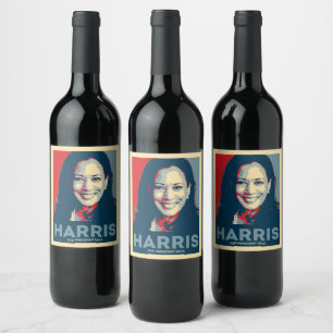 Kamala Harris For President 2024 - Hope Wine Label