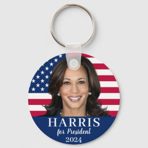 Kamala Harris For President 2024 Key Ring