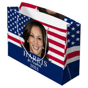Kamala Harris For President 2024 Large Gift Bag