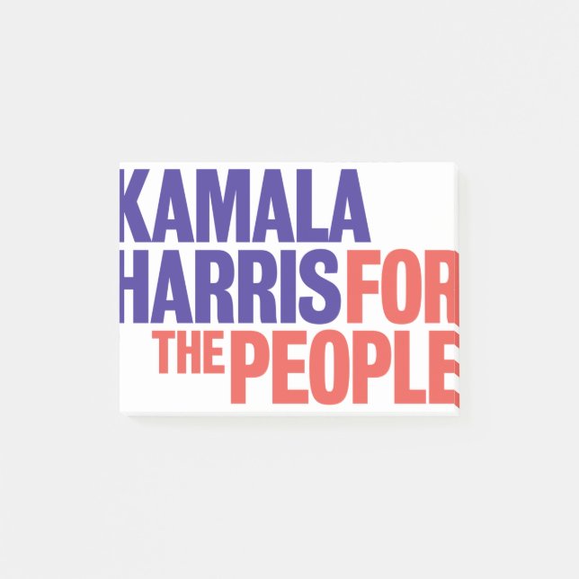 Kamala Harris for President 2024 Post-it Notes (Front)