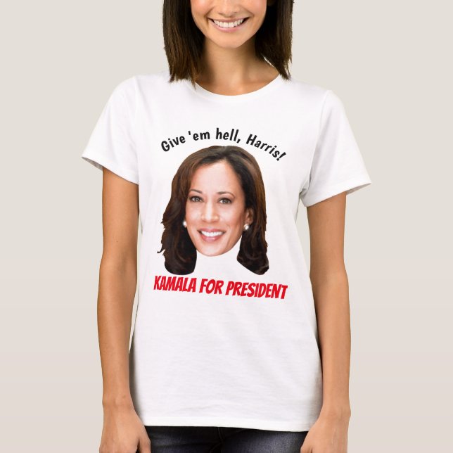 Kamala Harris for President 2024 T-Shirt (Front)