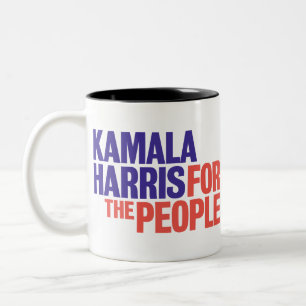Kamala Harris for President 2024 Two-Tone Coffee Mug