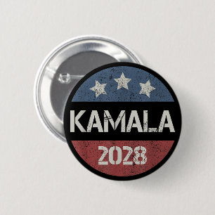 Kamala Harris For President 2028 Election USA 2028 6 Cm Round Badge
