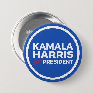 Kamala Harris for President 7.5 Cm Round Badge