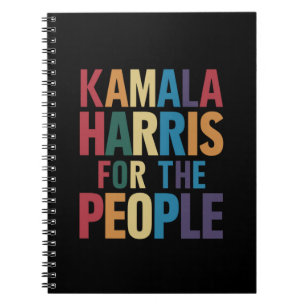 Kamala Harris For President LGBT Gay Pride Rainbow Notebook