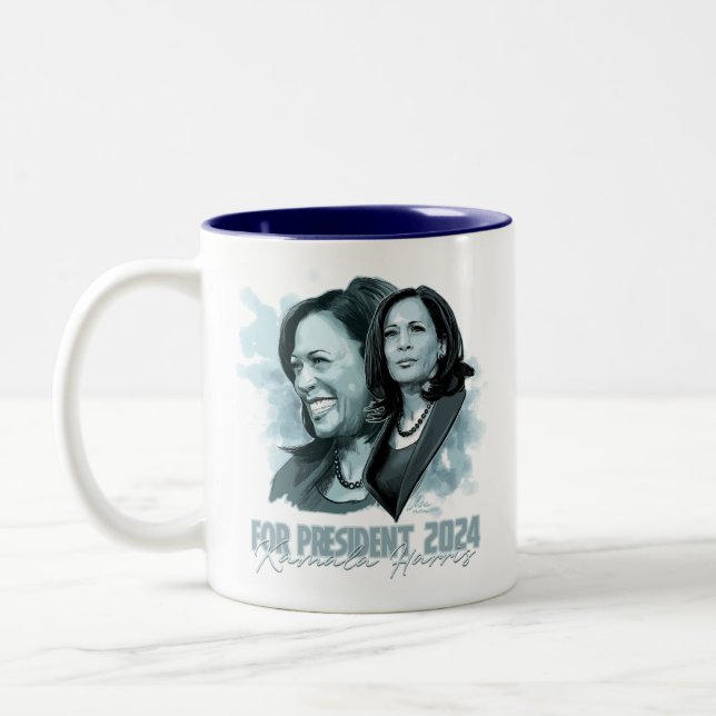 Kamala Harris For President Mug (Left)