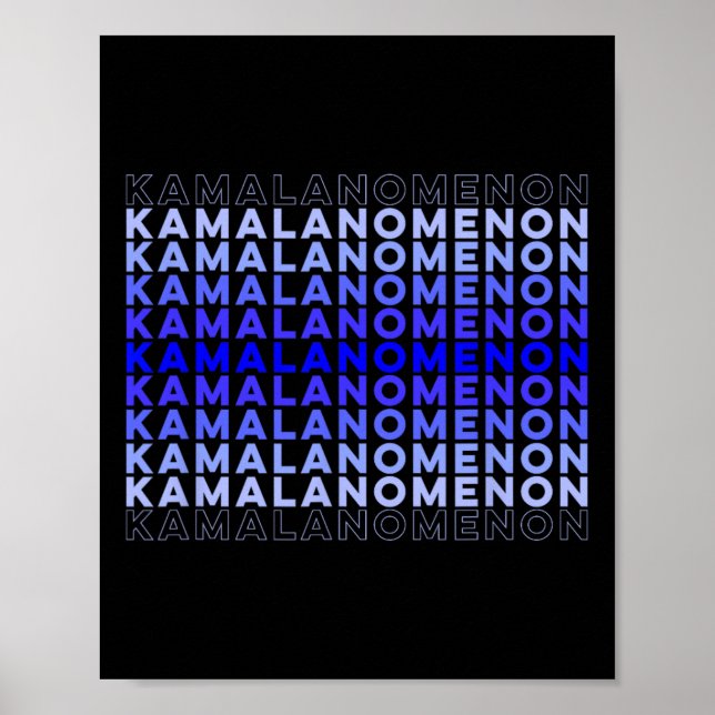 Kamala Harris For President  Poster (Front)