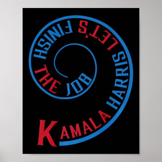 Kamala Harris For President Ready For The Future P Poster (Front)