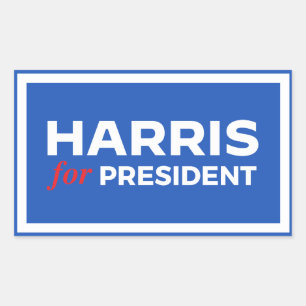 Kamala Harris for President Rectangular Sticker