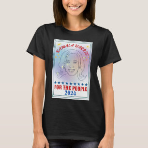 Kamala Harris For The People 2024 Campaign Poster  T-Shirt