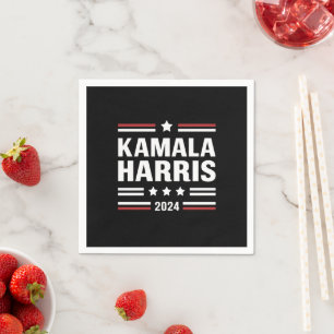 Kamala Harris for The People 2024 President  Napkin
