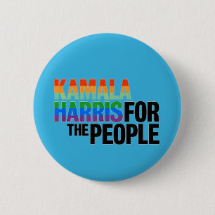 Kamala Harris For The People 6 Cm Round Badge