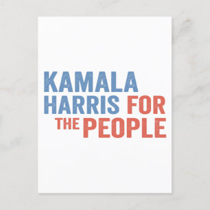 Kamala Harris For the People Election Democrats  Postcard