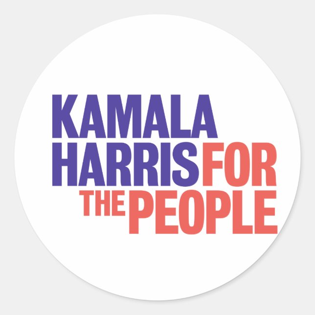 Kamala Harris for the People Sticker (Front)