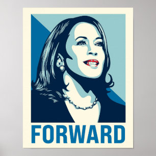 Kamala Harris Forward 11x14 Poster