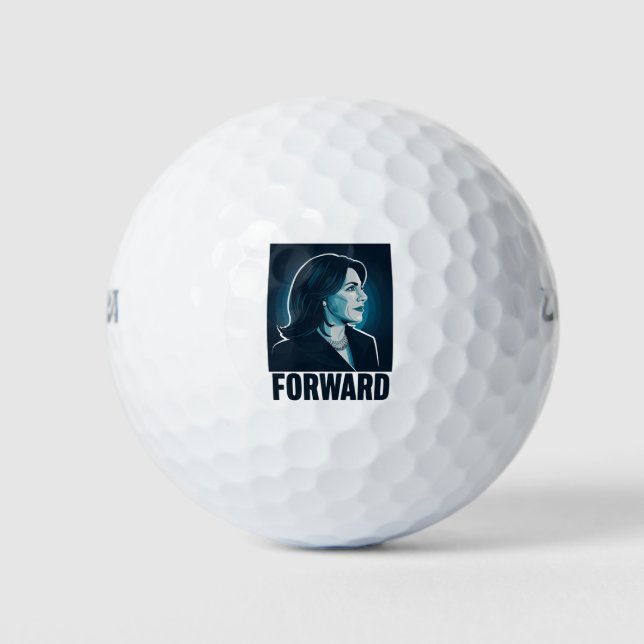 Kamala Harris Forward 2024 Presidential Election  Golf Balls (Front)