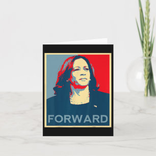Kamala Harris Forward 2024 Presidential Election P Card