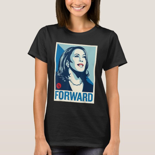 Kamala Harris FORWARD 2024 Presidential Election T-Shirt (Front)