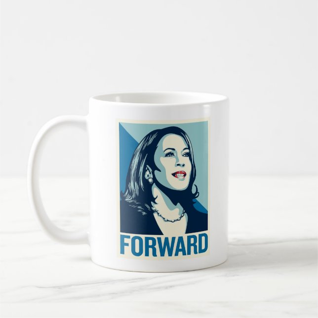 KAMALA HARRIS FORWARD COFFEE MUG (Left)