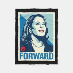 Kamala Harris Forward  Fleece Blanket
