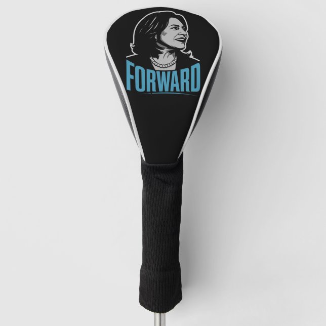 Kamala Harris Forward Golf Head Cover (Front)