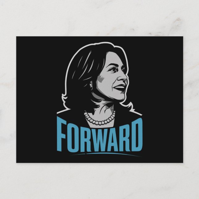 Kamala Harris Forward Postcard (Front)
