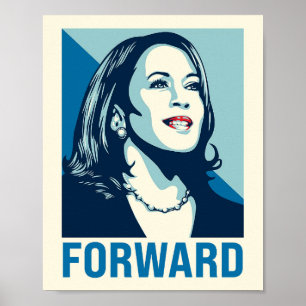 KAMALA HARRIS FORWARD POSTER